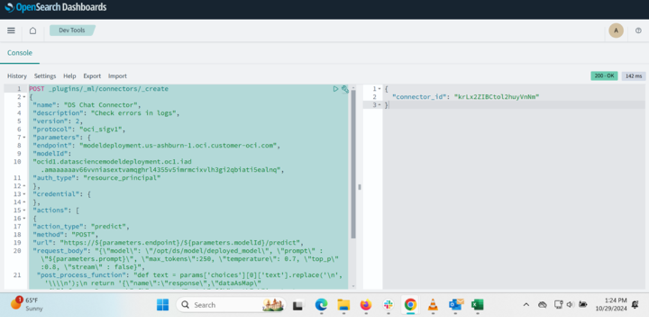 Model registration utilizing OCI Data Science 
