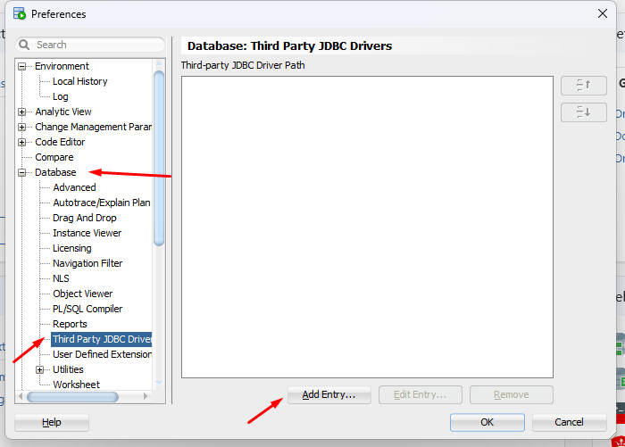 Third Party JDBC Drivers