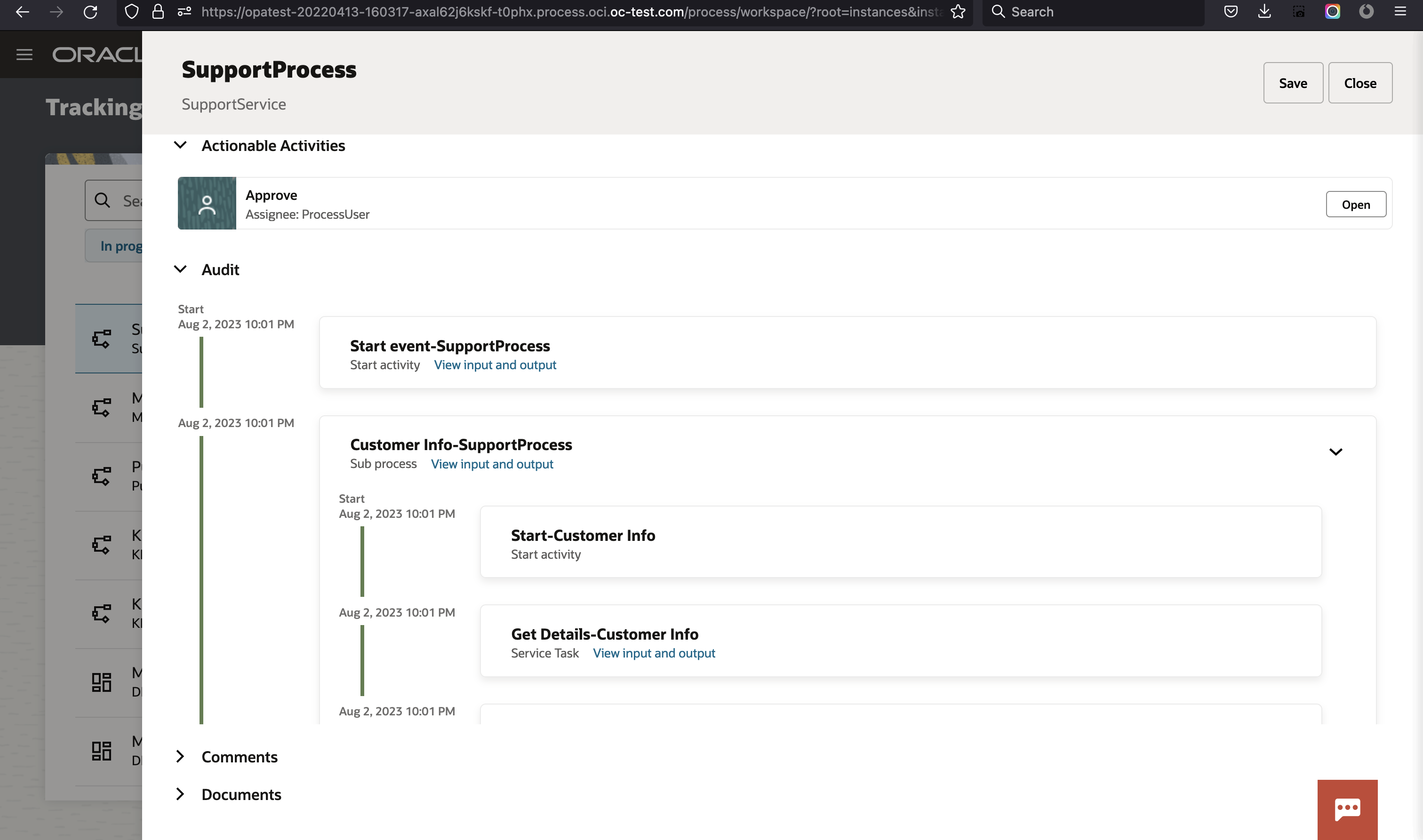 OPA Subprocess Audit