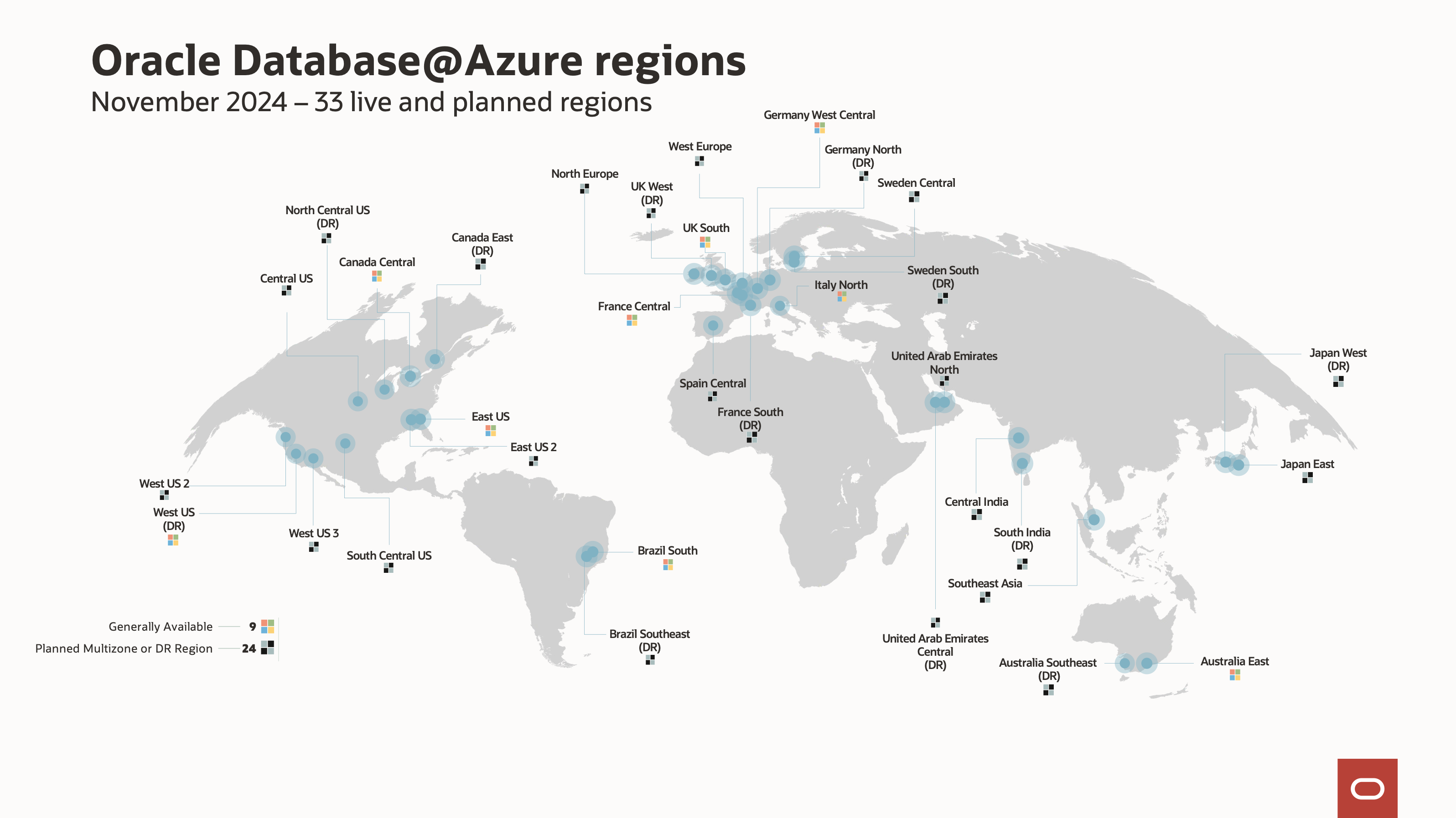 Database@Azure regional expansion