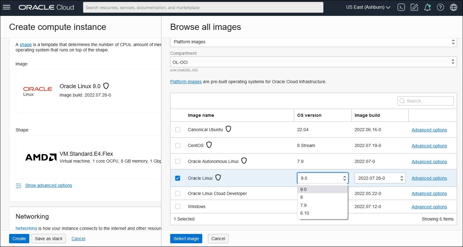 Oracle Linux 9 Platform image