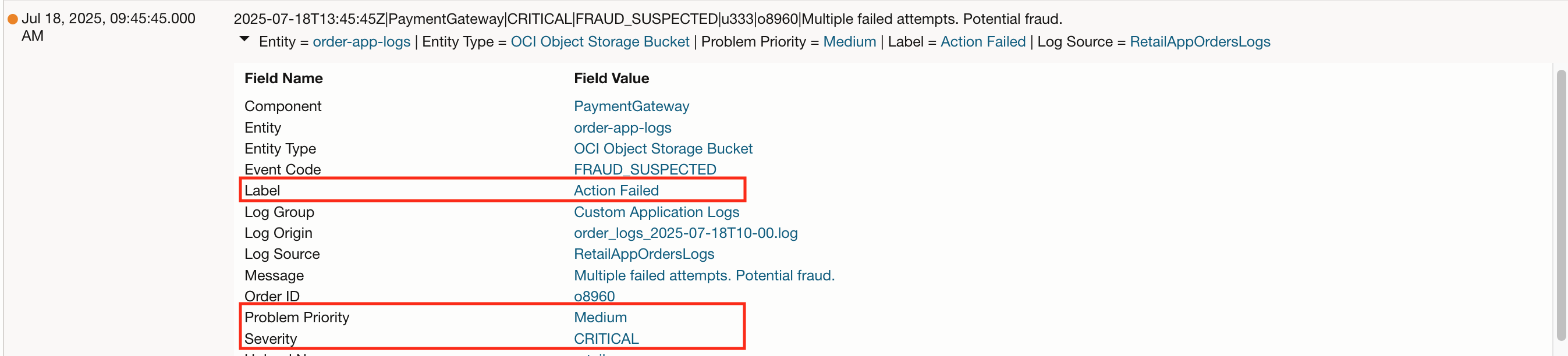 解析されたデータ