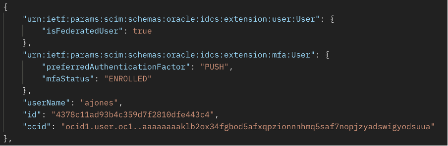 A screenshot of the code output for Albert Jones’ record.