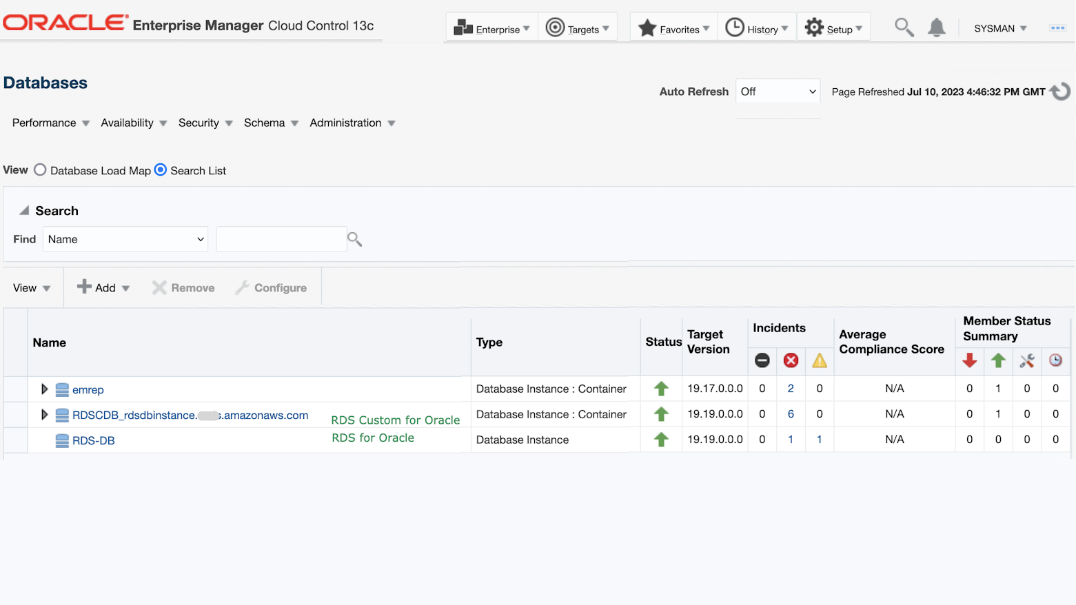 Monitroring DBS images