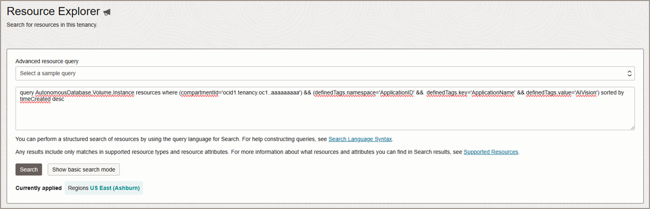 Using advanced queries to search.
