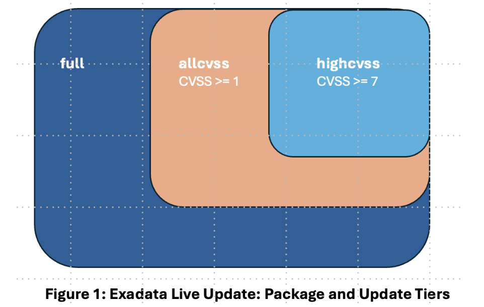 Exadata Live Update: パッケージとアップデートのレイヤー