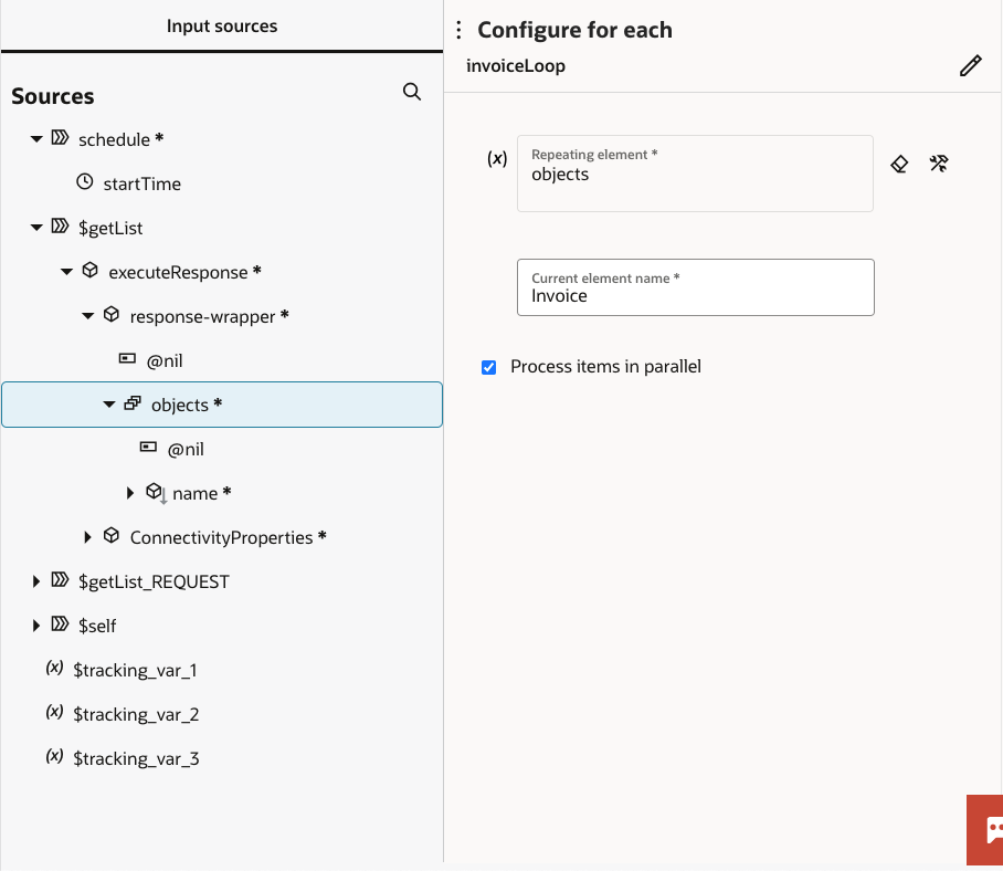 Fr Each Loop Configuration