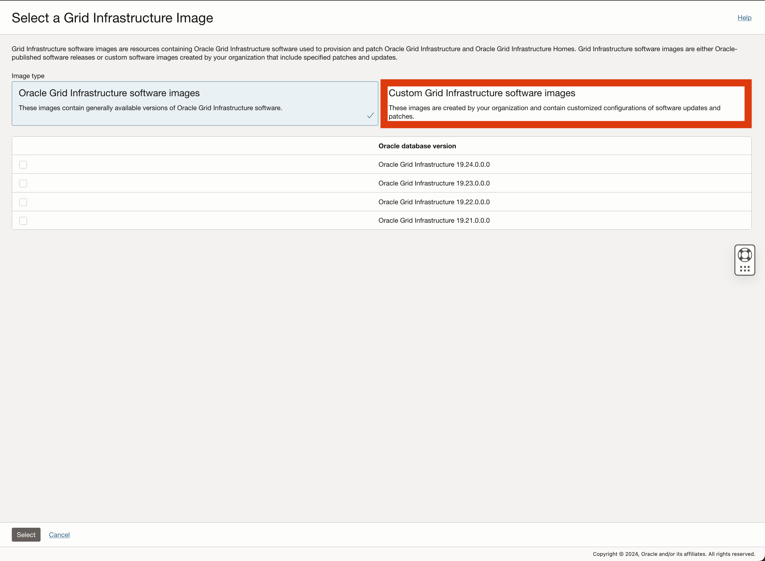 Select the Custom. GI image