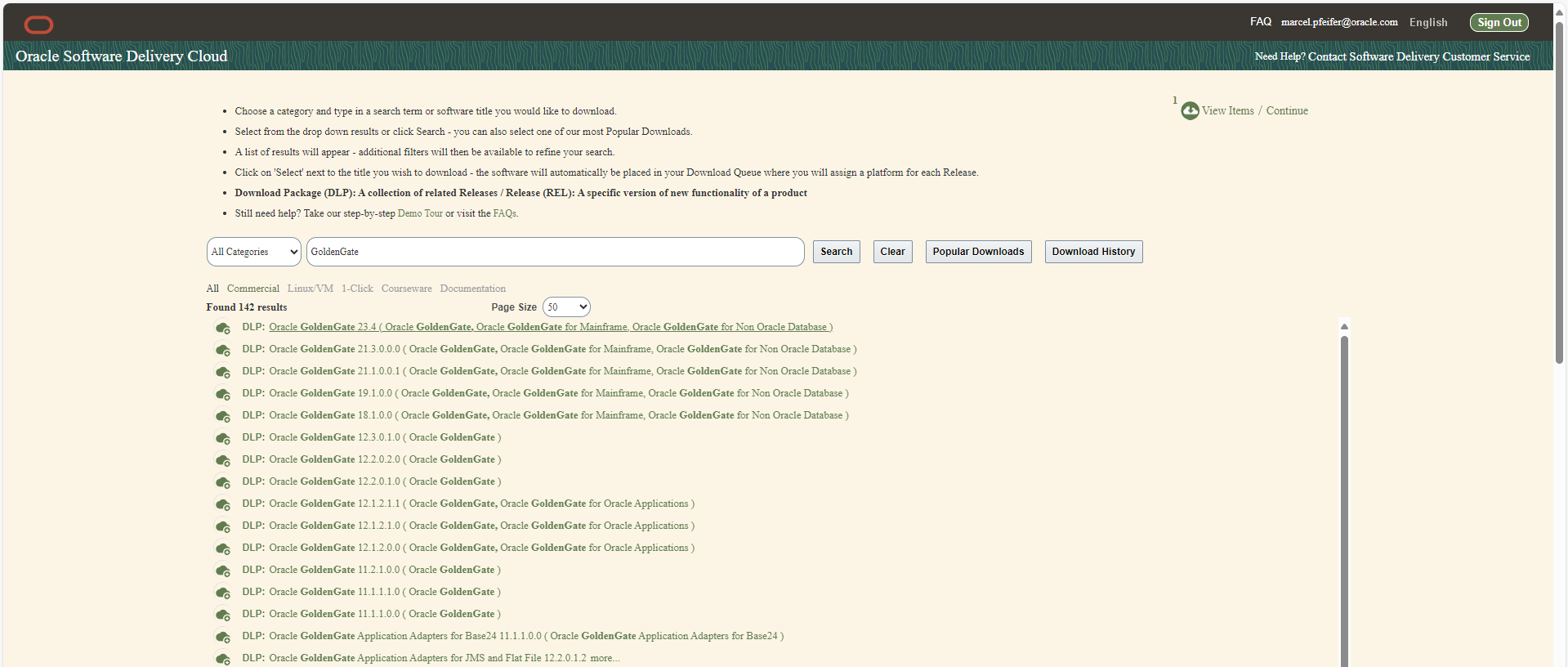 edelivery Suche nach GoldenGate