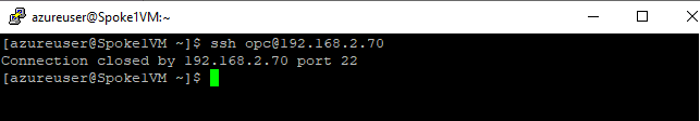 A screenshot of a timed-out SSH connection.